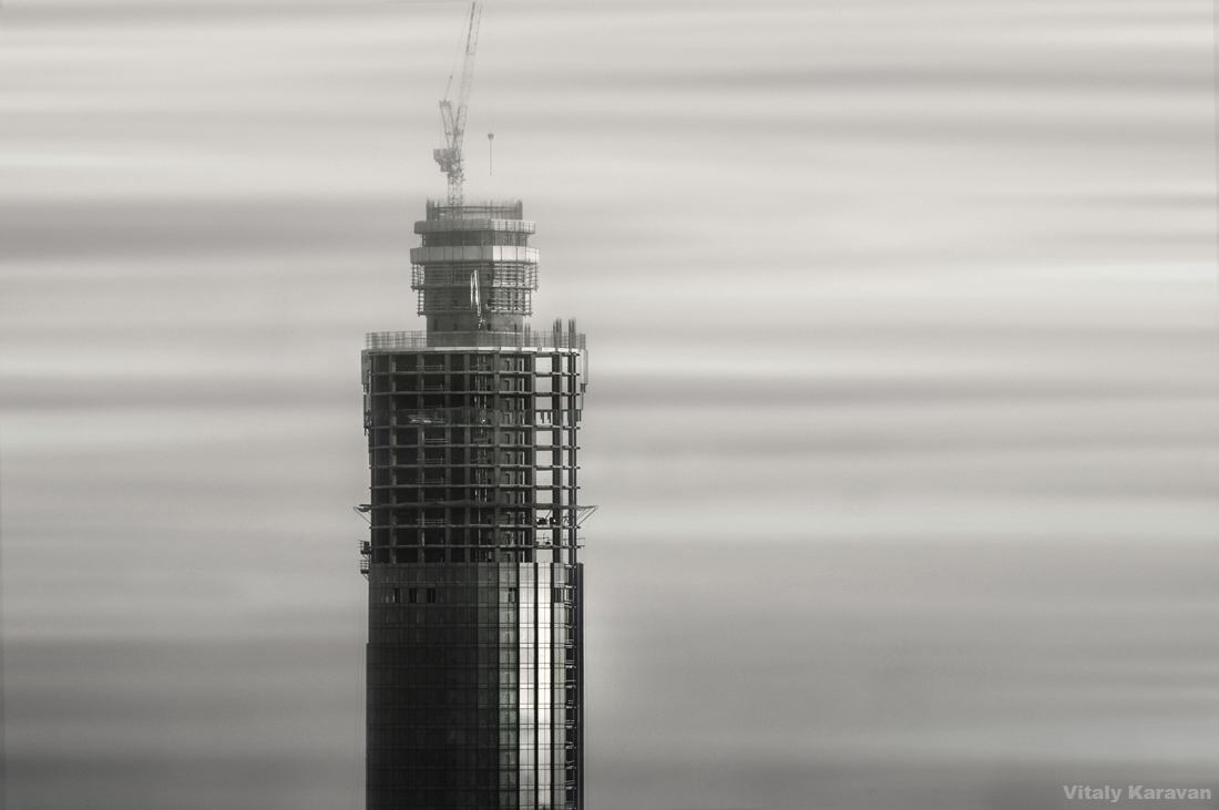 Екатеринбург Строительство башни Исеть 2013 год Фотограф Виталий Караван
