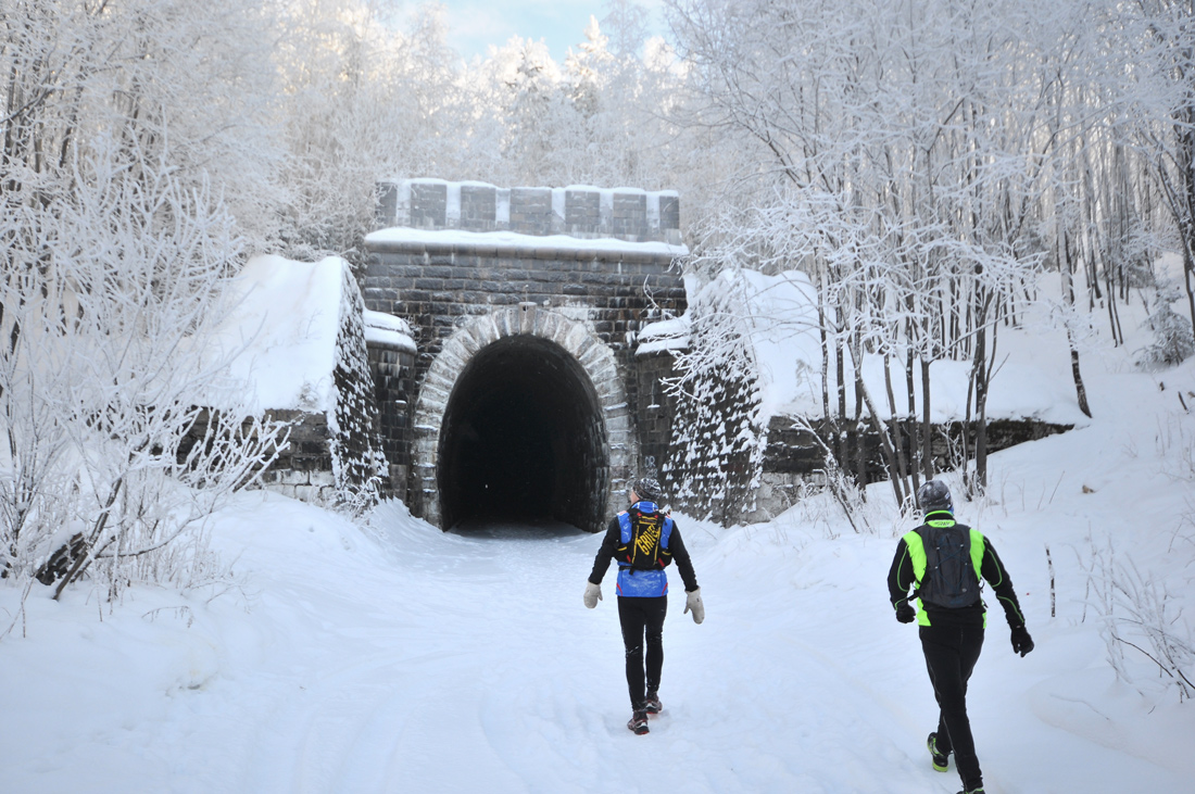 Дидинский тоннель зимой
