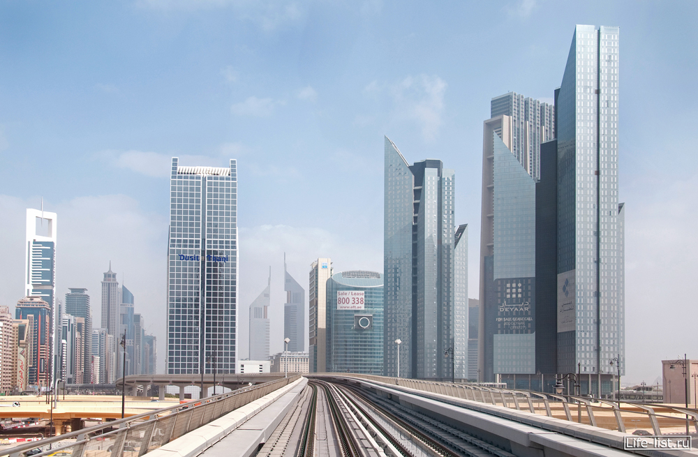 Дубай небоскребы метро