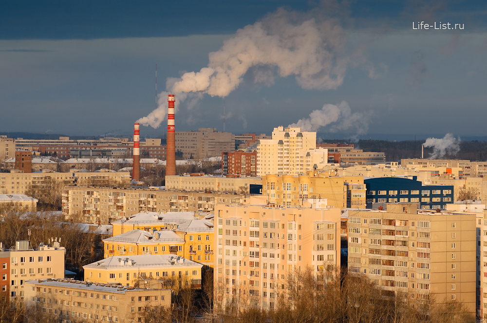 Втузгородок микрорайон с высоты Екатеринбург фото Виталий Караван
