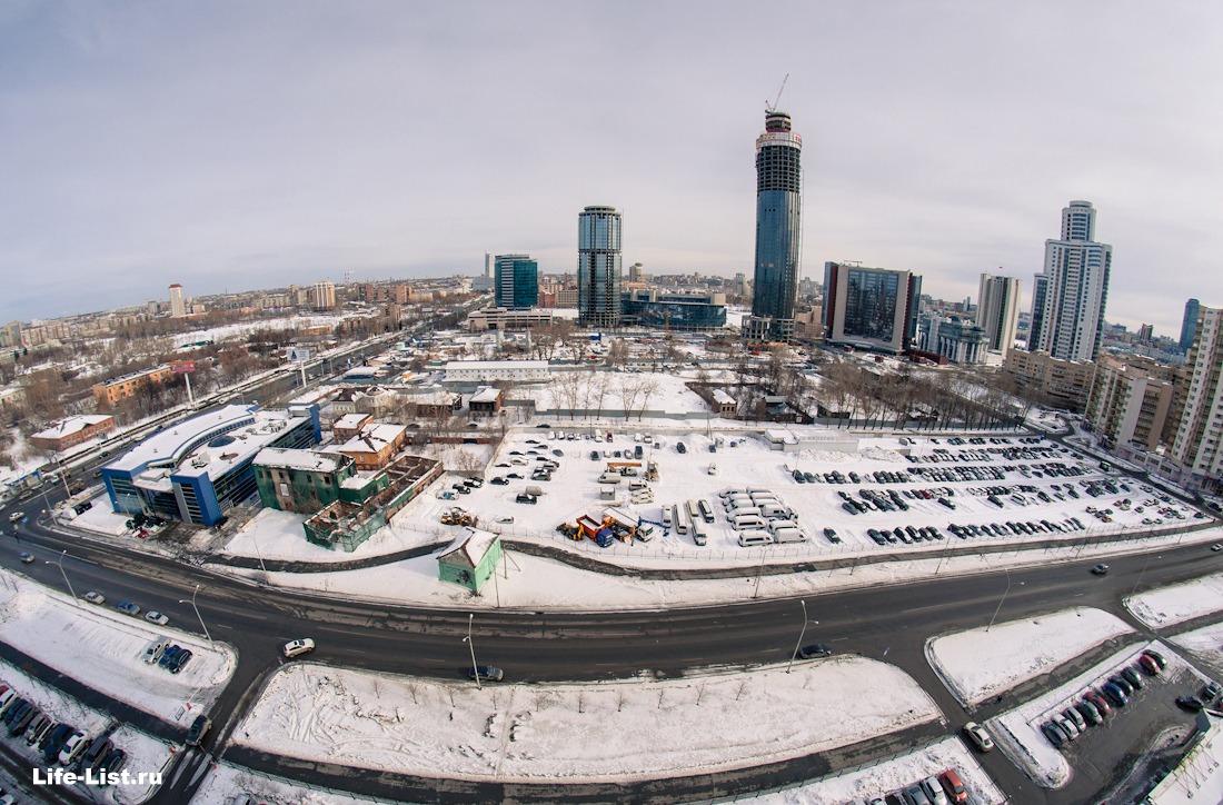 Екатеринбург сити стройка башня Исеть