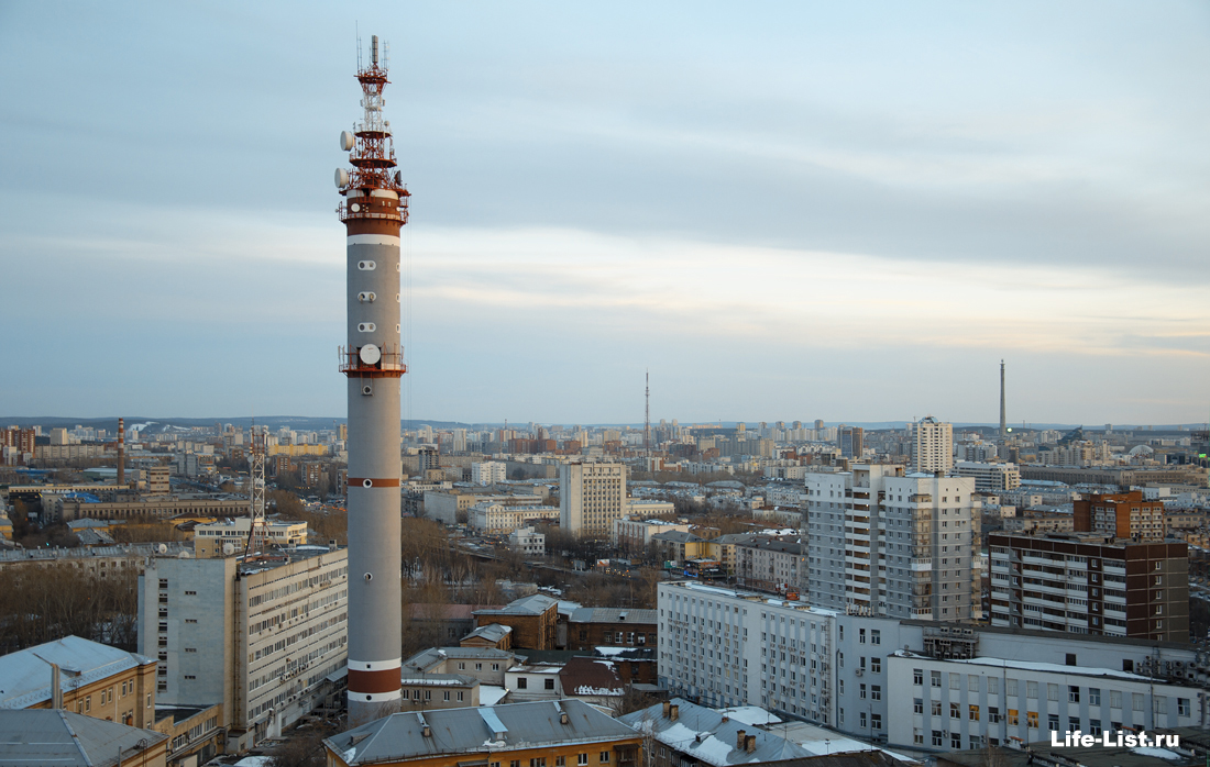 Екатеринбург Радиорелейная башня Ростелеком фото