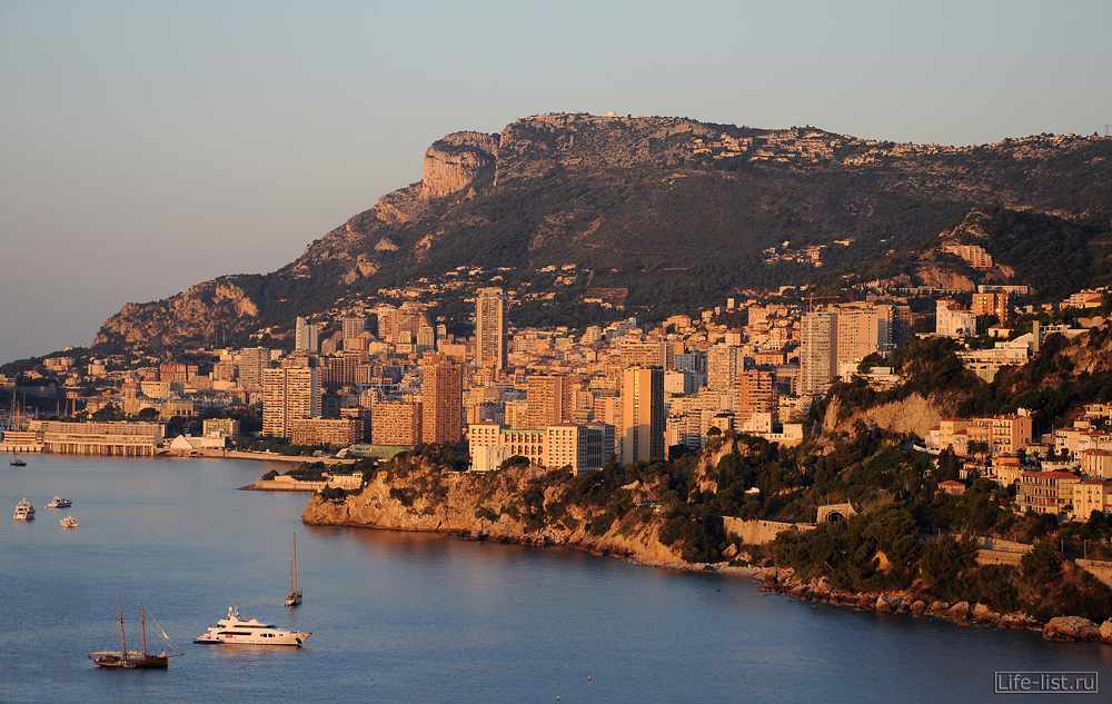 Вид на Монако Монте Карло с высоты фото