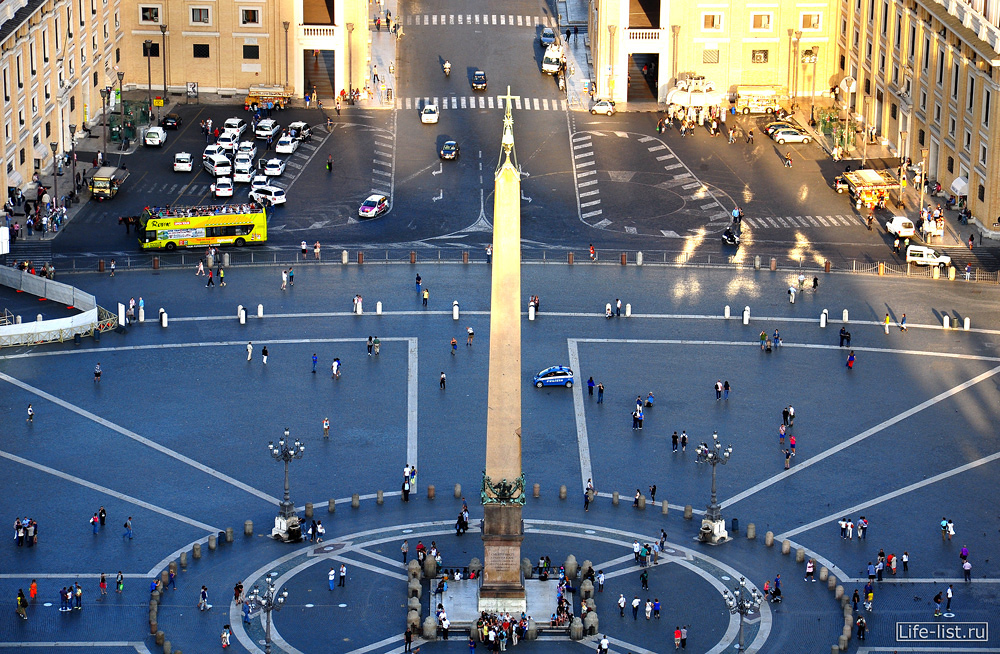 Ватикан площадь св Петра фото с высоты