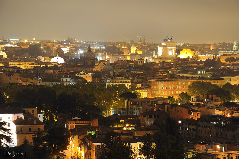 Рим с высоты холма фото Виталий Каравн