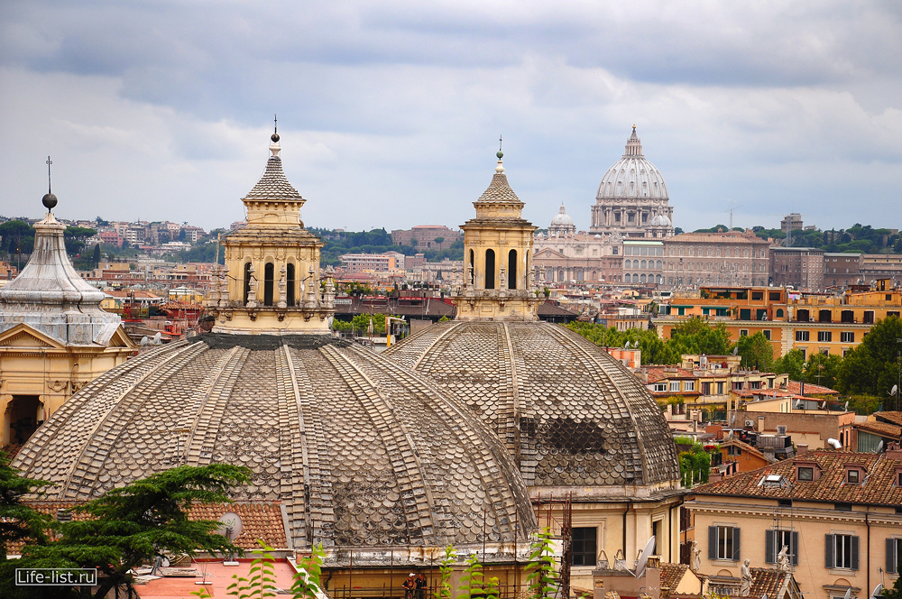Рим с высоты купола и крыши фото Лазукиной Жени