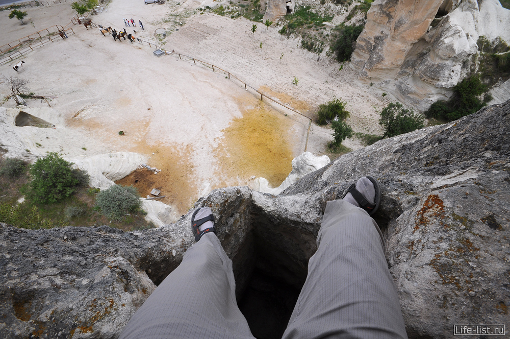Вид со скалы Каппадокия Турция