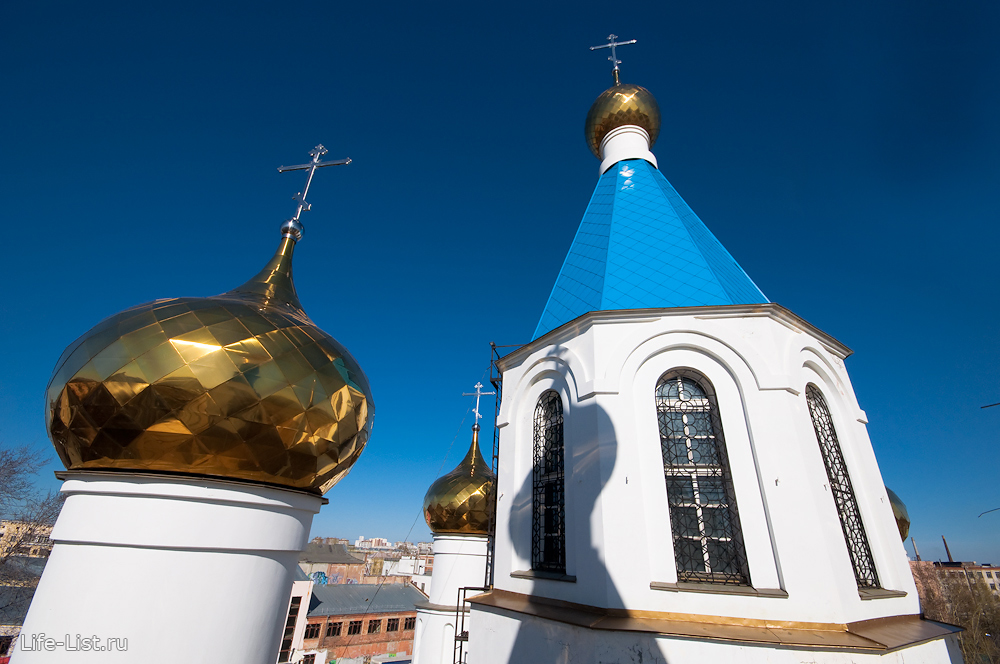 вид с колокольни храма Рождества Христова Екатеринбург
