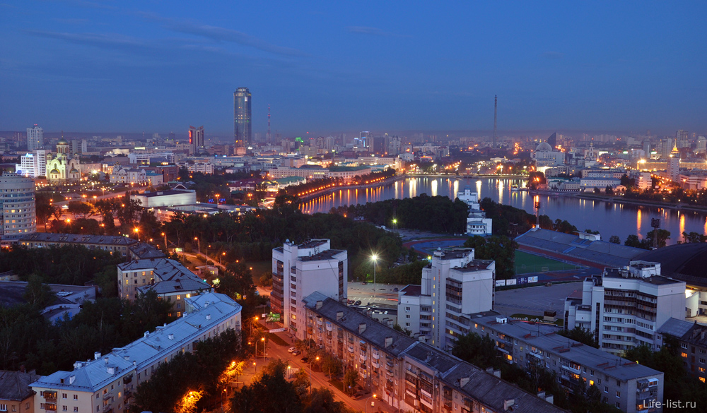 Екатеринбург с высоты фото Виталий Караван