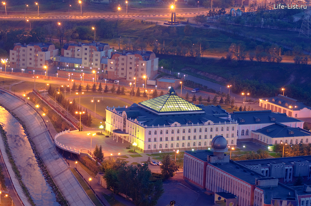 детский дом лицей Совмена фото с высоты Красноярск