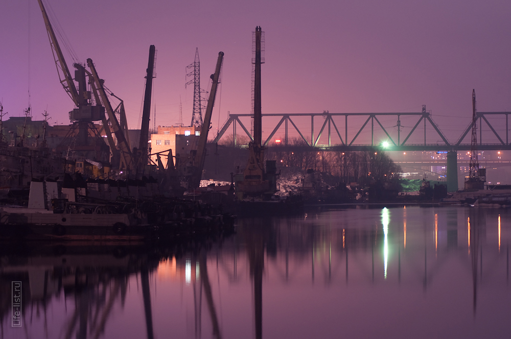 железнодорожный мост Новосибирск фото речной порт буксиры