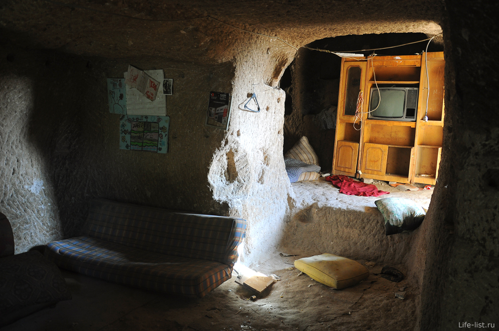 Бывшее жилище в скале в Каппадокии