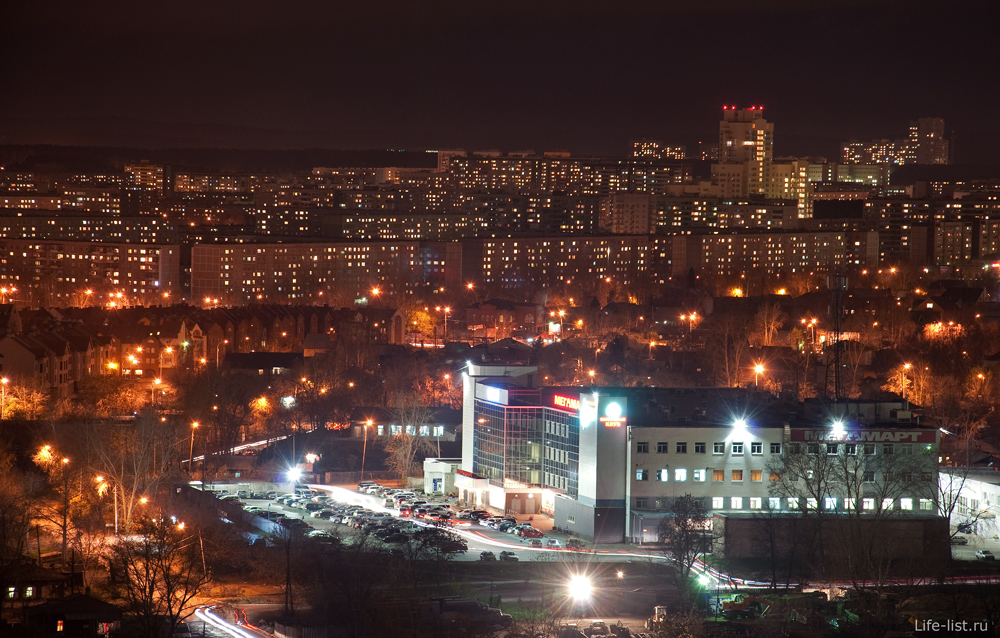 Ночной Екатеринбург. Южная