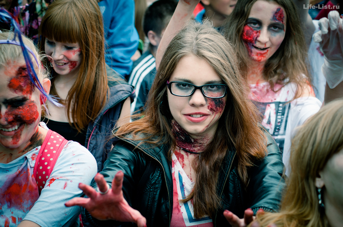флешмоб зомби моб zombie mob 2015